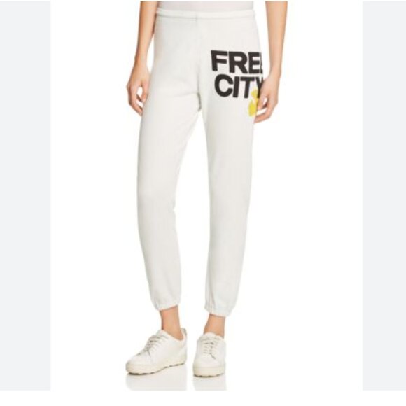 Freecity  Logo Cotton Sweatpants size xs - Picture 1 of 10